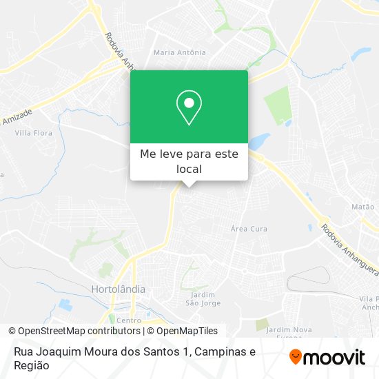 Rua Joaquim Moura dos Santos 1 mapa
