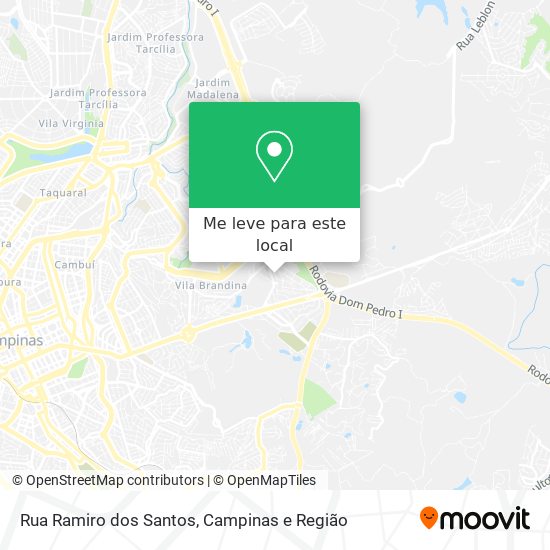 Rua Ramiro dos Santos mapa