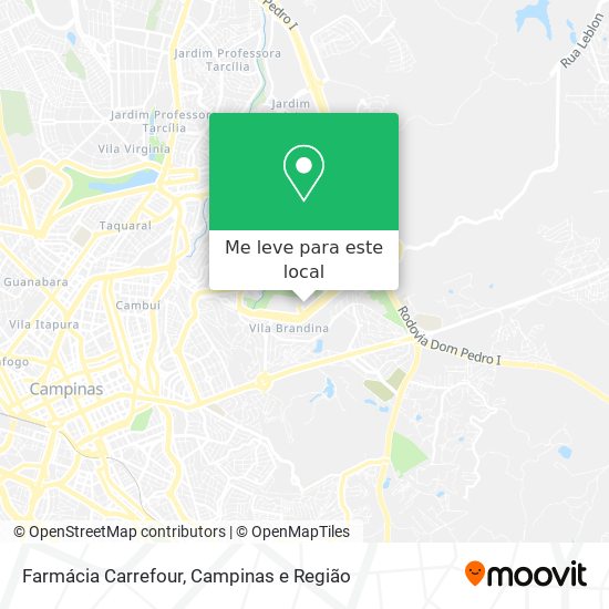 Farmácia Carrefour mapa