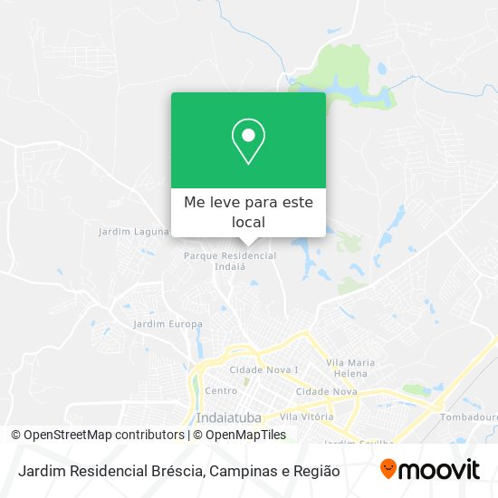 Jardim Residencial Bréscia mapa