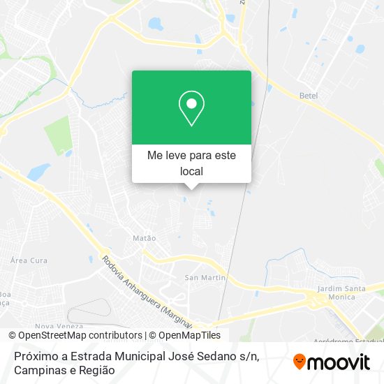 Próximo a Estrada Municipal José Sedano s / n mapa