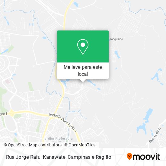 Rua Jorge Raful Kanawate mapa