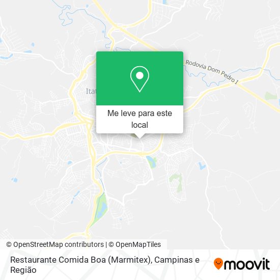 Restaurante Comida Boa (Marmitex) mapa