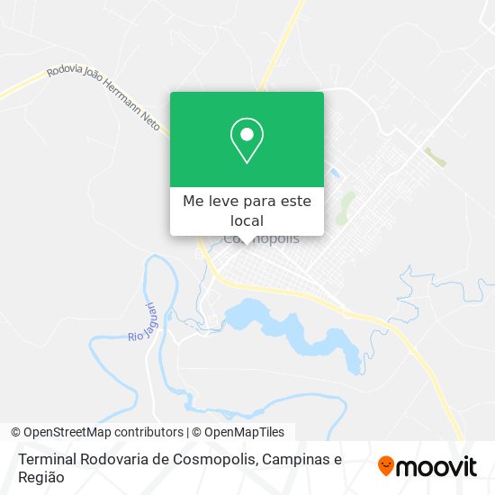 Terminal Rodovaria de Cosmopolis mapa