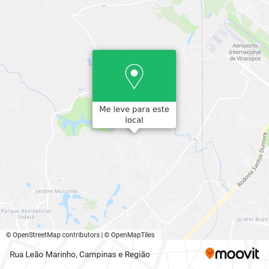 Rua Leão Marinho mapa