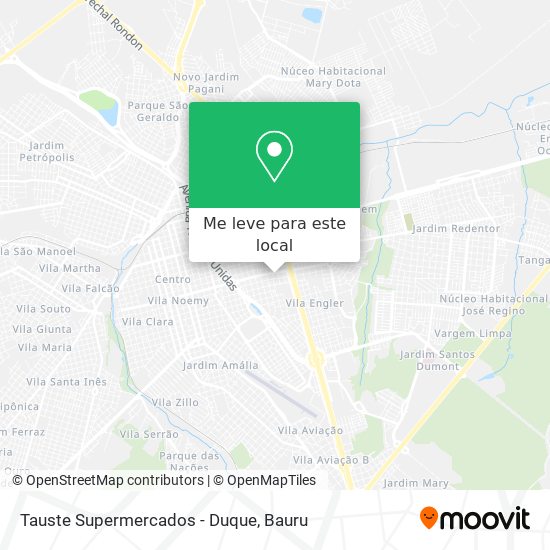 Tauste Supermercados - Duque mapa