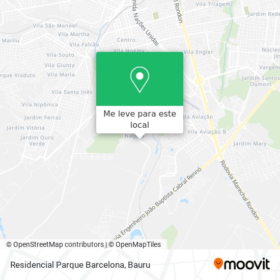 Residencial Parque Barcelona mapa