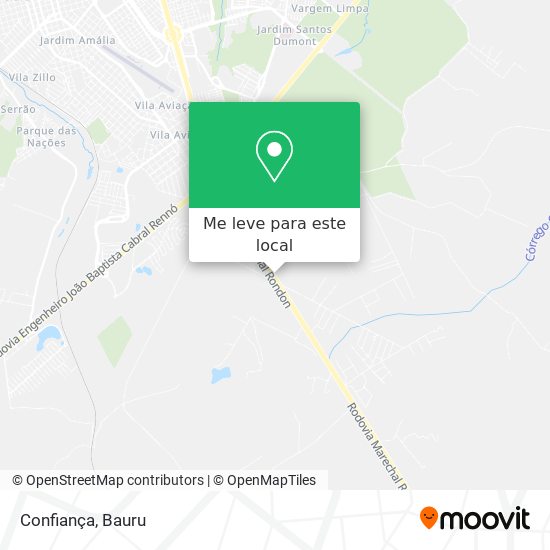 Confiança mapa