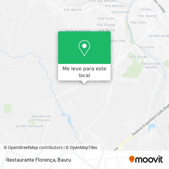 Restaurante Florença mapa