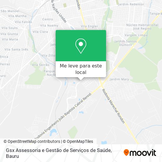 Gsx Assessoria e Gestão de Serviços de Saúde mapa