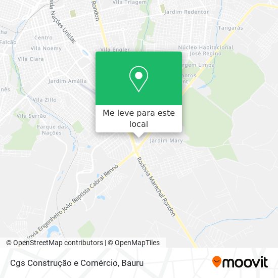 Cgs Construção e Comércio mapa