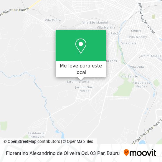 Florentino Alexandrino de Oliveira Qd. 03 Par mapa