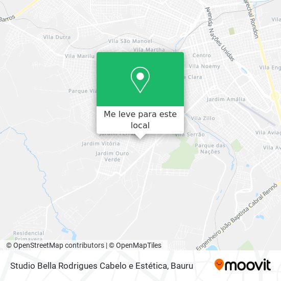 Studio Bella Rodrigues Cabelo e Estética mapa