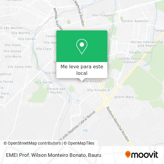 EMEI Prof. Wilson Monteiro Bonato mapa