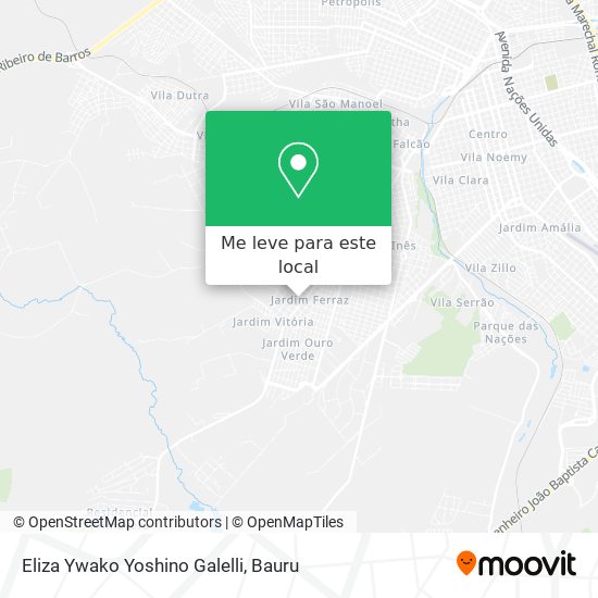 Eliza Ywako Yoshino Galelli mapa