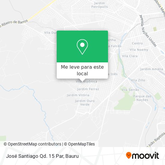 José Santiago Qd. 15 Par mapa