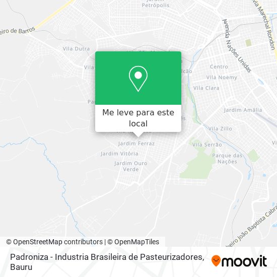 Padroniza - Industria Brasileira de Pasteurizadores mapa