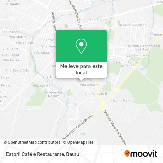 Estoril Café e Restaurante mapa