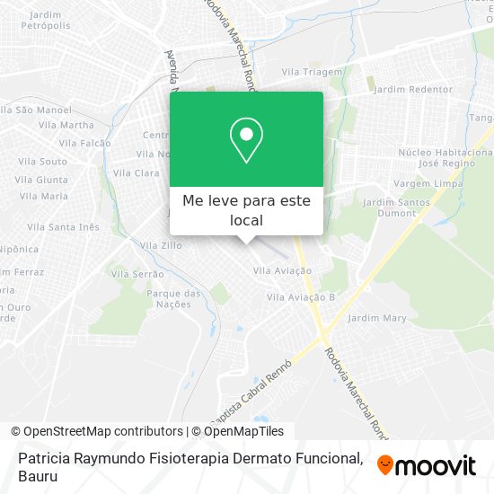 Patricia Raymundo Fisioterapia Dermato Funcional mapa