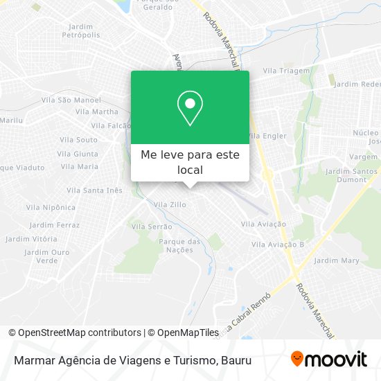 Marmar Agência de Viagens e Turismo mapa