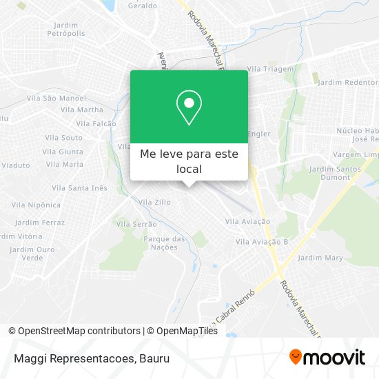 Maggi Representacoes mapa