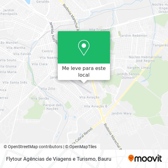 Flytour Agências de Viagens e Turismo mapa