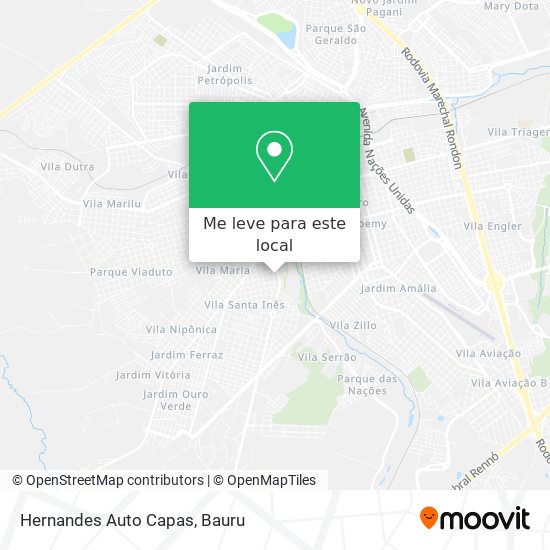 Hernandes Auto Capas mapa