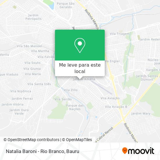 Natalia Baroni - Rio Branco mapa