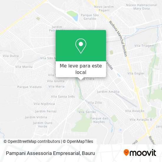 Pampani Assessoria Empresarial mapa
