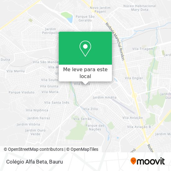 Colégio Alfa Beta mapa
