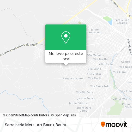 Serralheria Metal-Art Bauru mapa