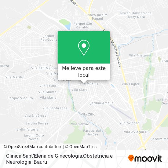 Clinica Sant'Elena de Ginecologia,Obstetricia e Neurologia mapa