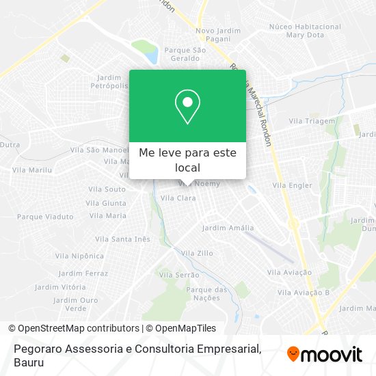 Pegoraro Assessoria e Consultoria Empresarial mapa