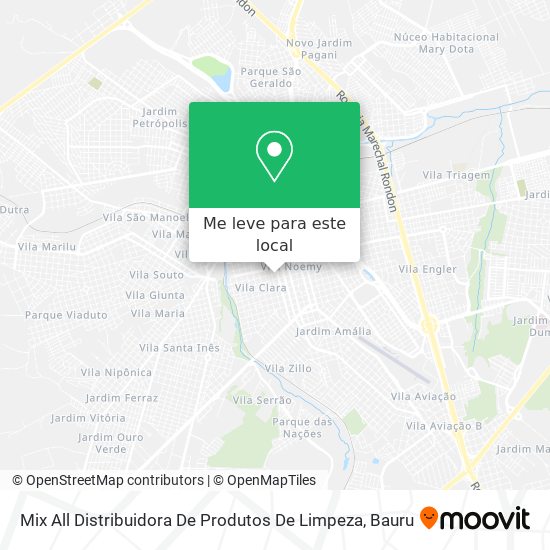 Mix All Distribuidora De Produtos De Limpeza mapa