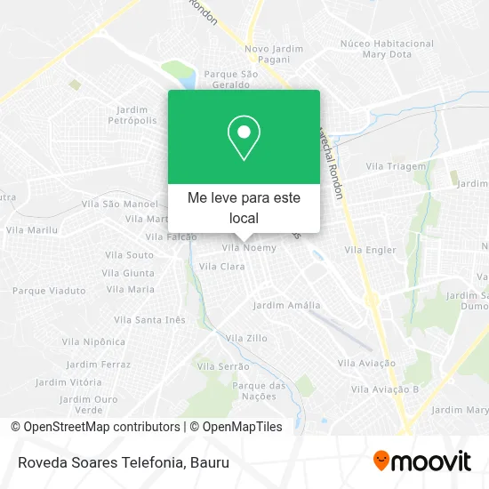 Roveda Soares Telefonia mapa