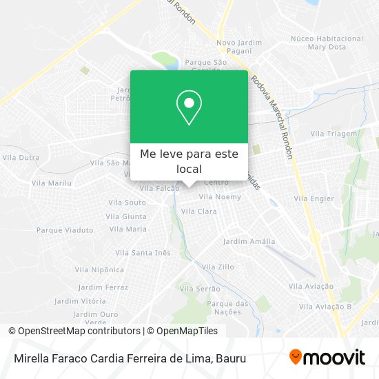 Mirella Faraco Cardia Ferreira de Lima mapa