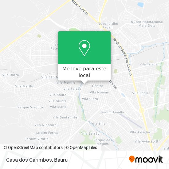 Casa dos Carimbos mapa