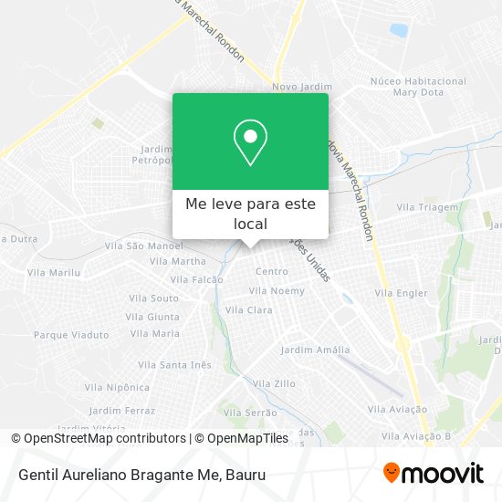 Gentil Aureliano Bragante Me mapa