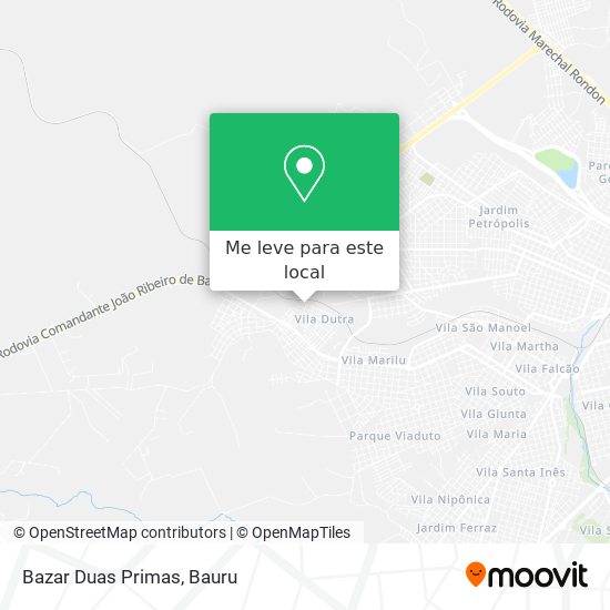 Bazar Duas Primas mapa