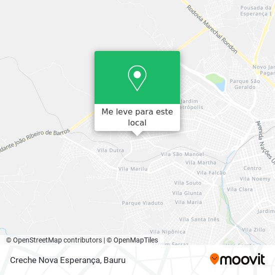 Creche Nova Esperança mapa