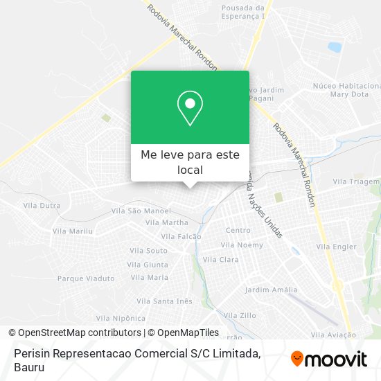 Perisin Representacao Comercial S / C Limitada mapa