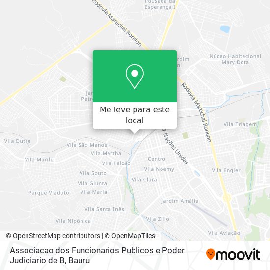 Associacao dos Funcionarios Publicos e Poder Judiciario de B mapa