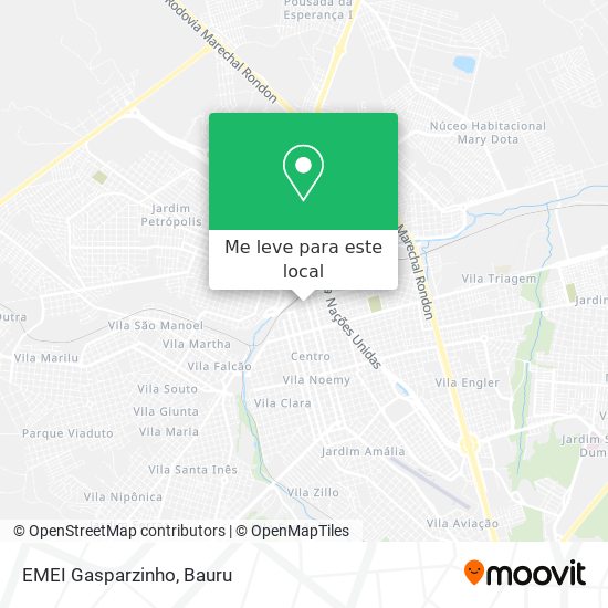 EMEI Gasparzinho mapa