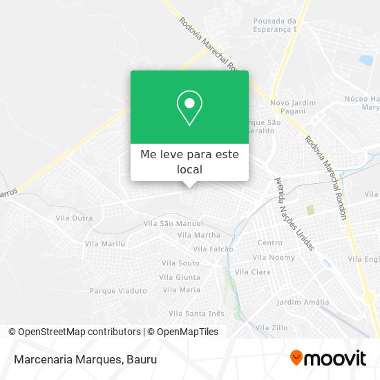 Marcenaria Marques mapa