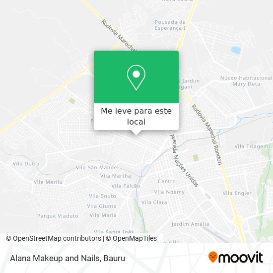 Alana Makeup and Nails mapa