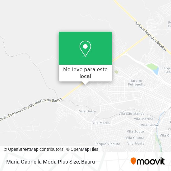 Maria Gabriella Moda Plus Size mapa