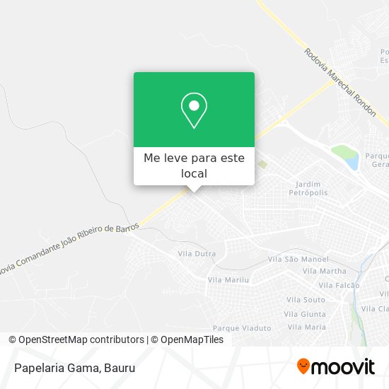 Papelaria Gama mapa