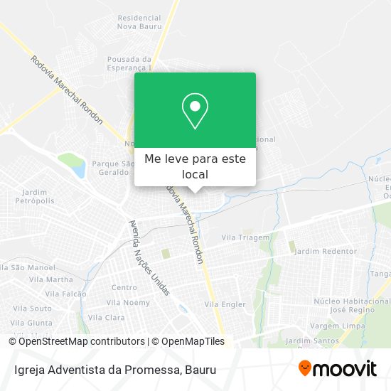 Igreja Adventista da Promessa mapa