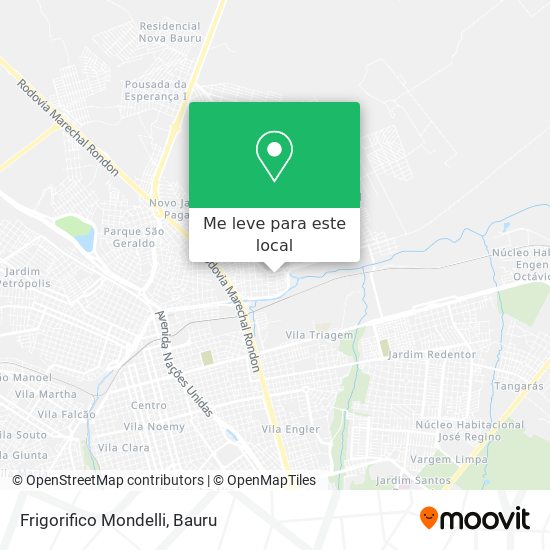 Frigorifico Mondelli mapa