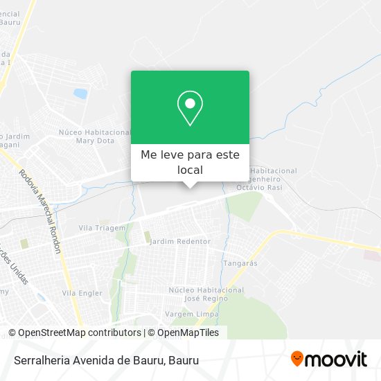 Serralheria Avenida de Bauru mapa
